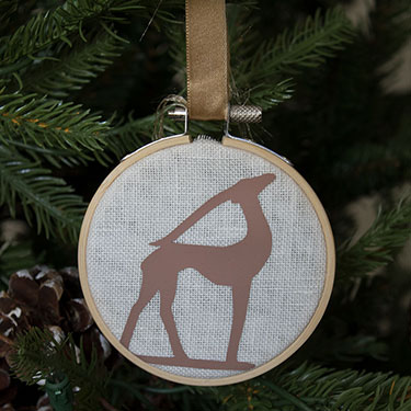DIY Deer Ornaments (With Cricut Iron On)