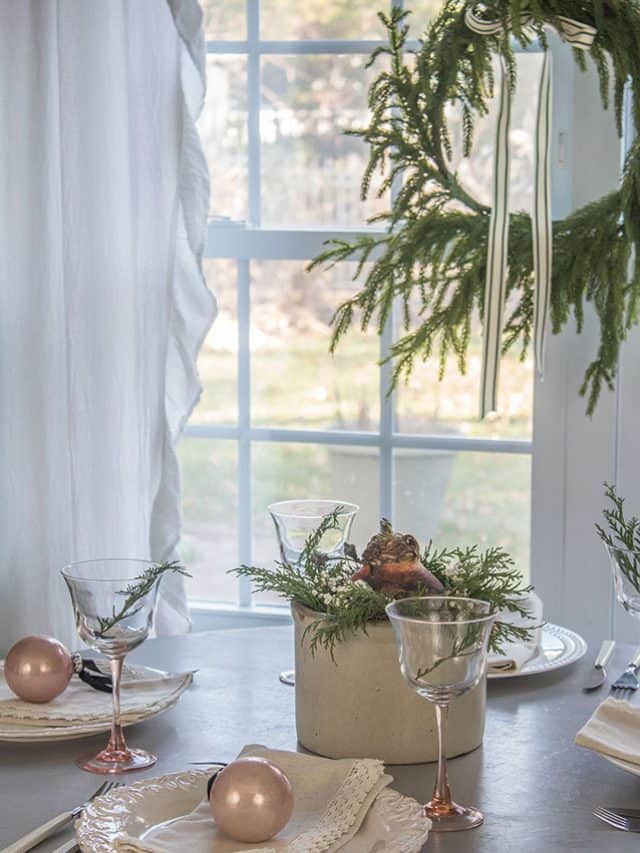 Christmas Decorating with Vintage Finds