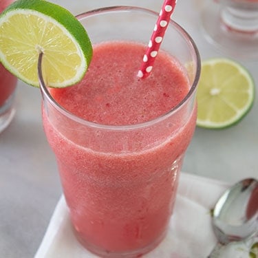 Easy Watermelon Strawberry Smoothie Recipe
