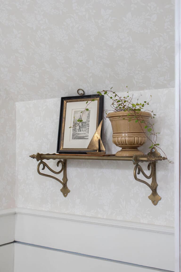 Half Bath Under Stairs Refresh - The Honeycomb Home