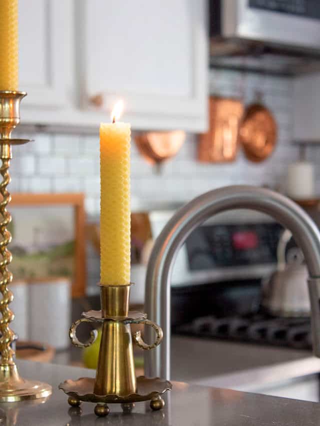 Making Beeswax Candles