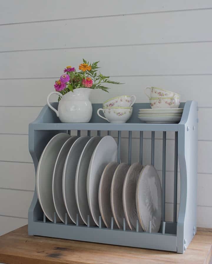 kitchen display rack for plates