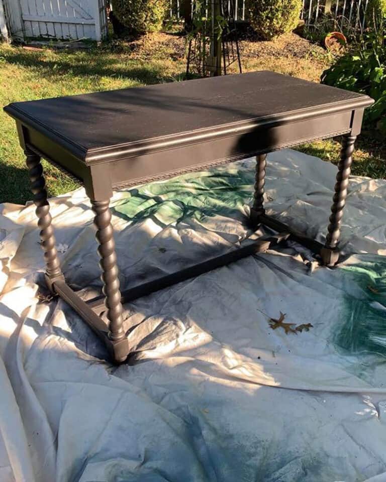 Old Table Makeover The Home