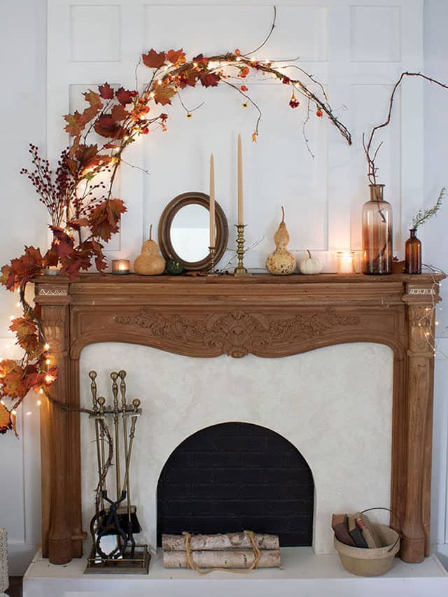 Fall Mantel Ideas
