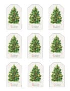 Vintage Christmas Gift Tags - Free Printables - The Honeycomb Home