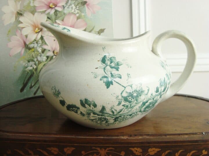 antique French pitcher