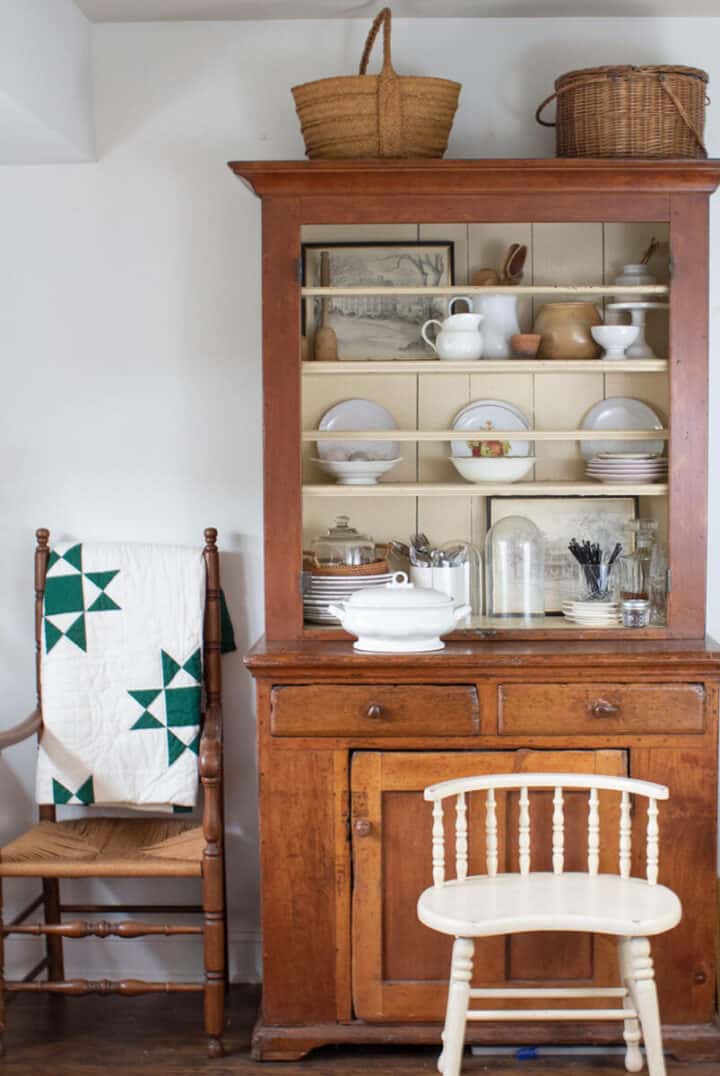 dining hutch styling