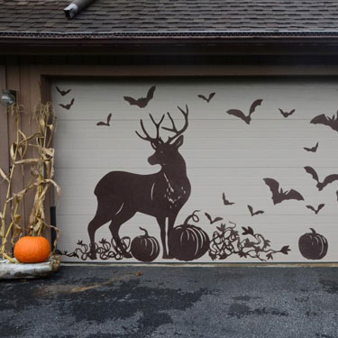 DIY Garage Door Halloween Decorations