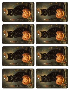 Halloween Goodie Bag Tags Printable (Free) - The Honeycomb Home