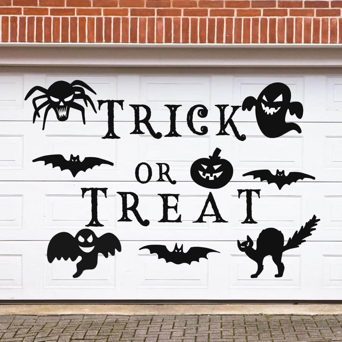DIY Garage Door Halloween Decorations The Home
