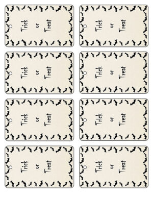 Halloween Goodie Bag Tags Printable (Free) The Honeycomb Home