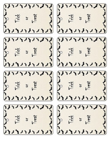 Halloween Goodie Bag Tags Printable (Free) - The Honeycomb Home