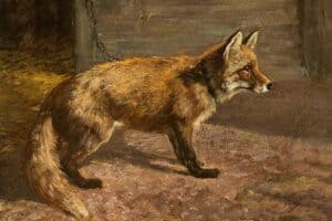 Fox vintage animal art