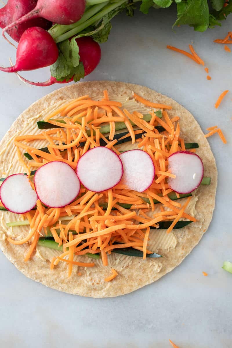 3Ingredient Hummus Wrap Recipe The Home