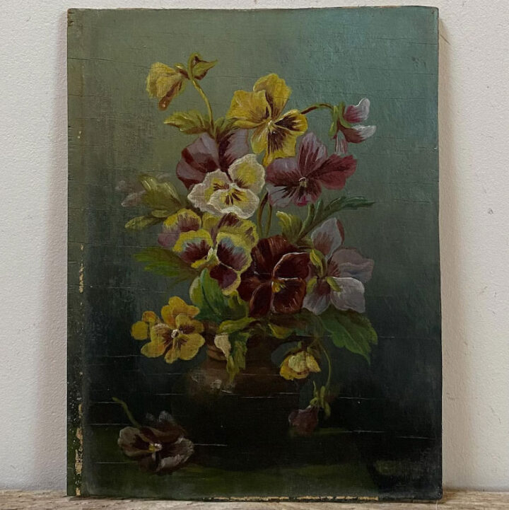 antique-floral-painting-still-life vintage finds on etsy