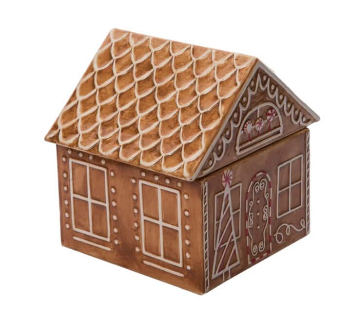 gingerbread house cookie jar - budget friendly holiday decor picks that will sell out quickly
