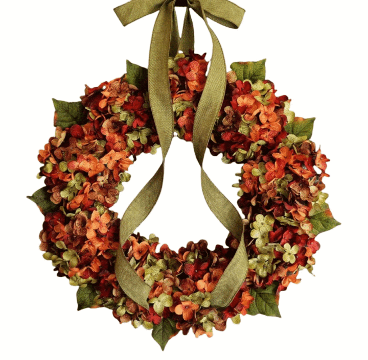fall hydrangea wreath