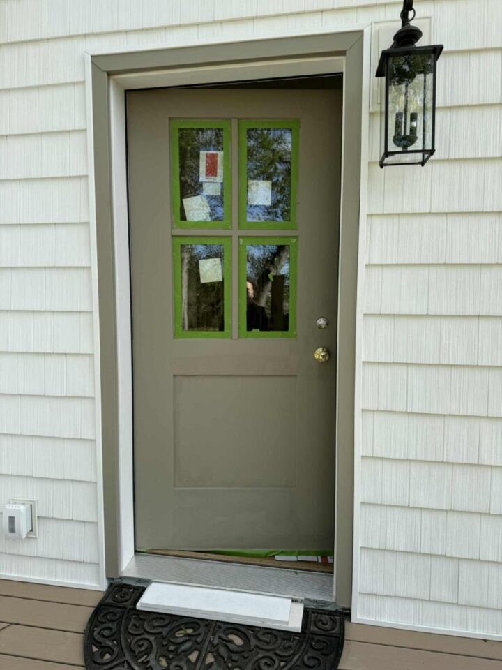 painting exterior doors