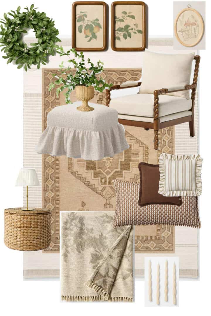 vintage style spring decorating ideas living room