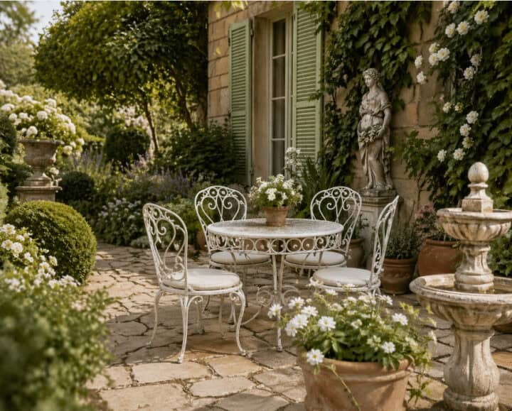 european courtyard garden ideas