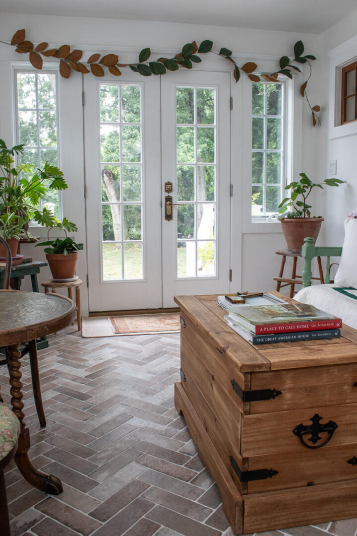 antique-historic-style-french-doors-new-options-shown-in-sunroom