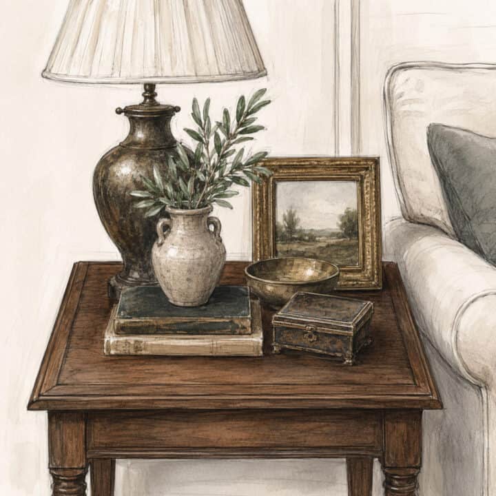 decorating-ideas-for-a-square-end-table