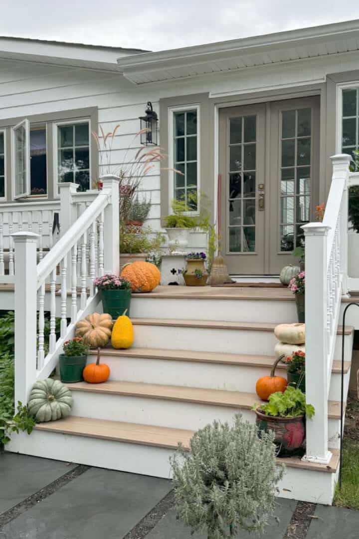 back-deck-outdoor-fall-decoraring-ideas-plants-and-pumpkins