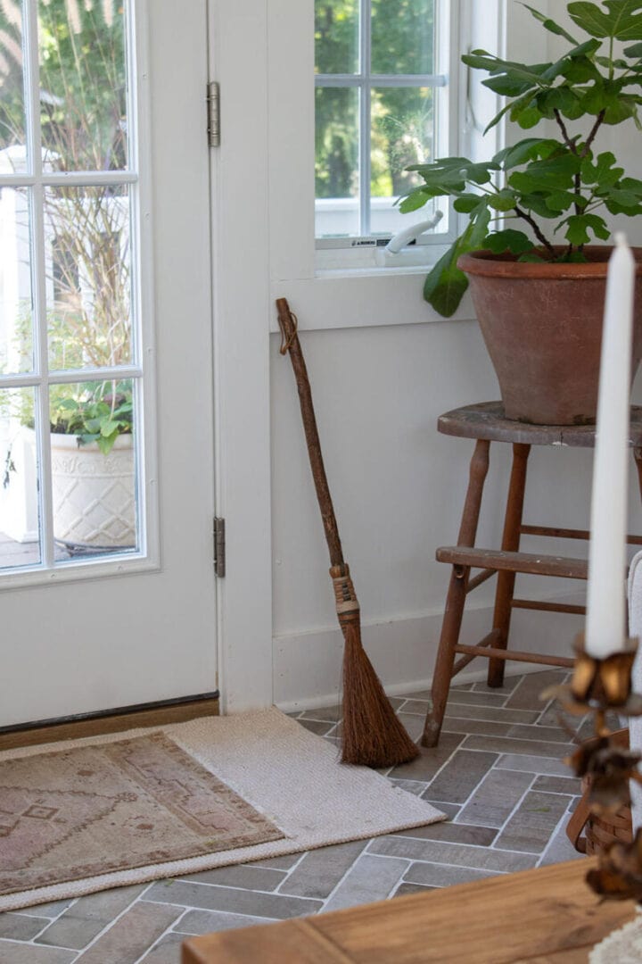 decorating with witches brooms